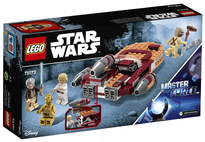 LEGO Star Wars 75173 Lukes Landspeeder, Box Rückansicht