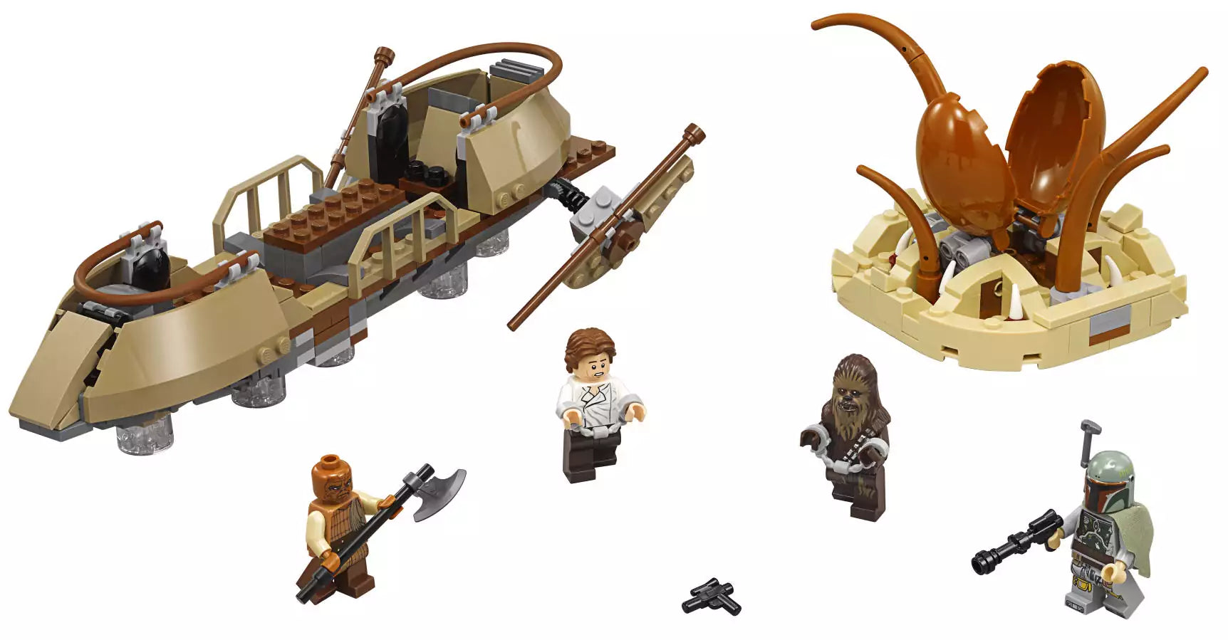 LEGO Star Wars 75174 Desert Skiff Escape, Inhalt