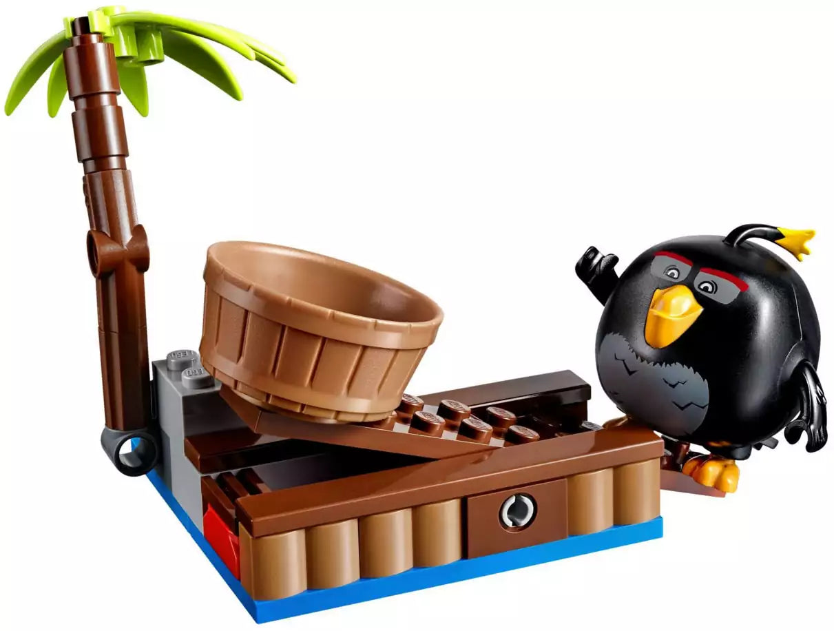 LEGO Angry Birds 75825 Piggy Pirate Ship, Katapult