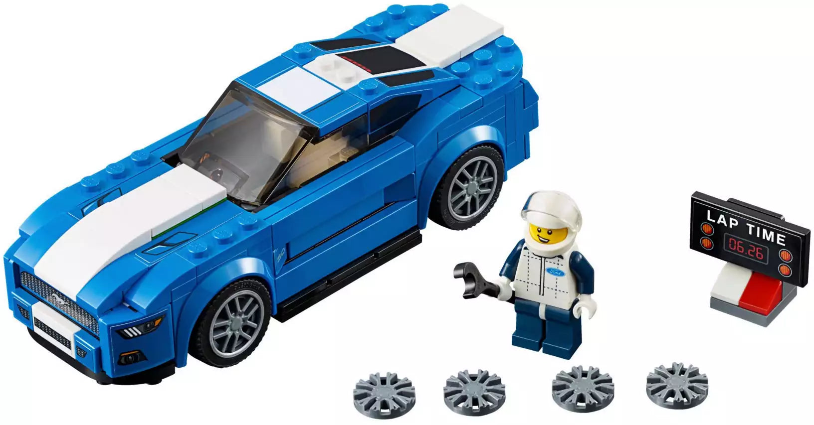 LEGO Speed Champions 75871 Ford Mustang GT, Inhalt