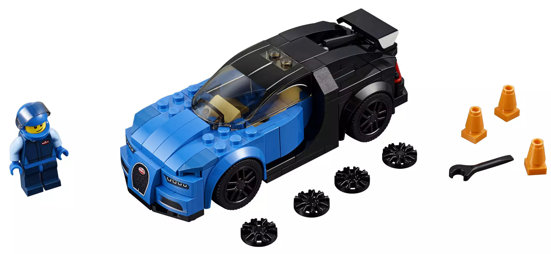 LEGO Speed Champions 75878 Bugatti Chiron, Inhalt