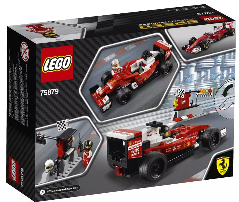 LEGO Speed Champions 75879 Scuderia Ferrari SF16-H, Box Rückansicht