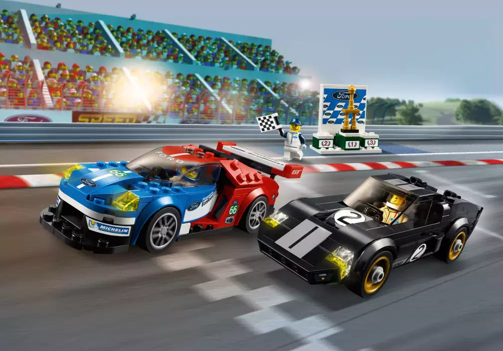 LEGO Speed Champions 75881 2016 Ford GT & 1966 Ford GT40, Detail 2