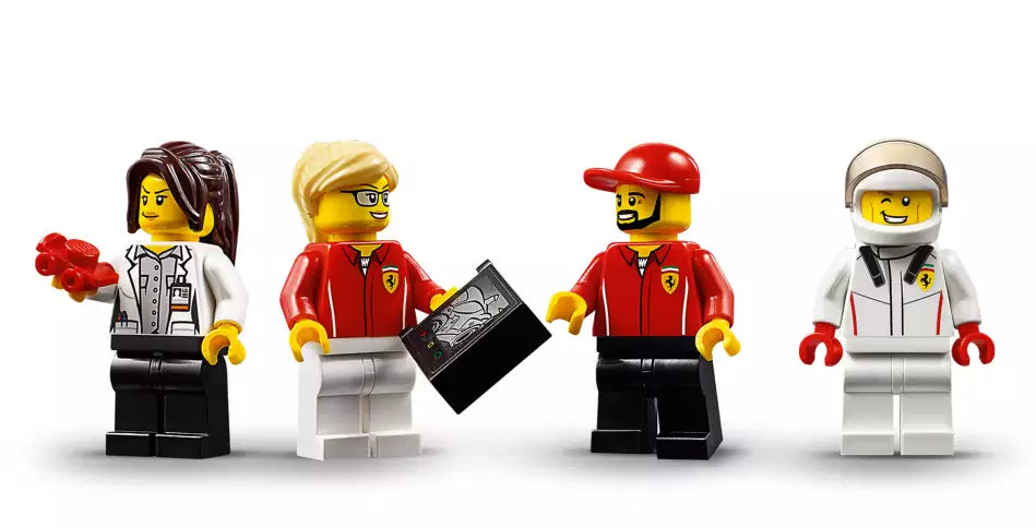 LEGO Speed Champions 75882 Ferrari FXX K & Entwicklungszentrum, Minifiguren