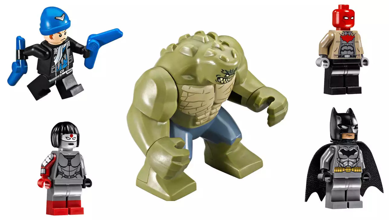 LEGO Super Heroes 76055 Killer Crocs Überfall in der Kanalisation, Minifiguren