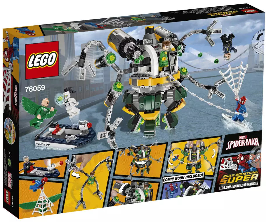 LEGO Super Heroes 76059 Doc Ocks Tentakelfalle, Box Rückansich