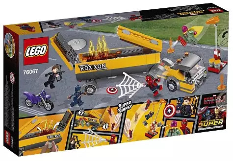 LEGO Super Heroes 76067 Tanklaster-Überfall, Box Rückansicht
