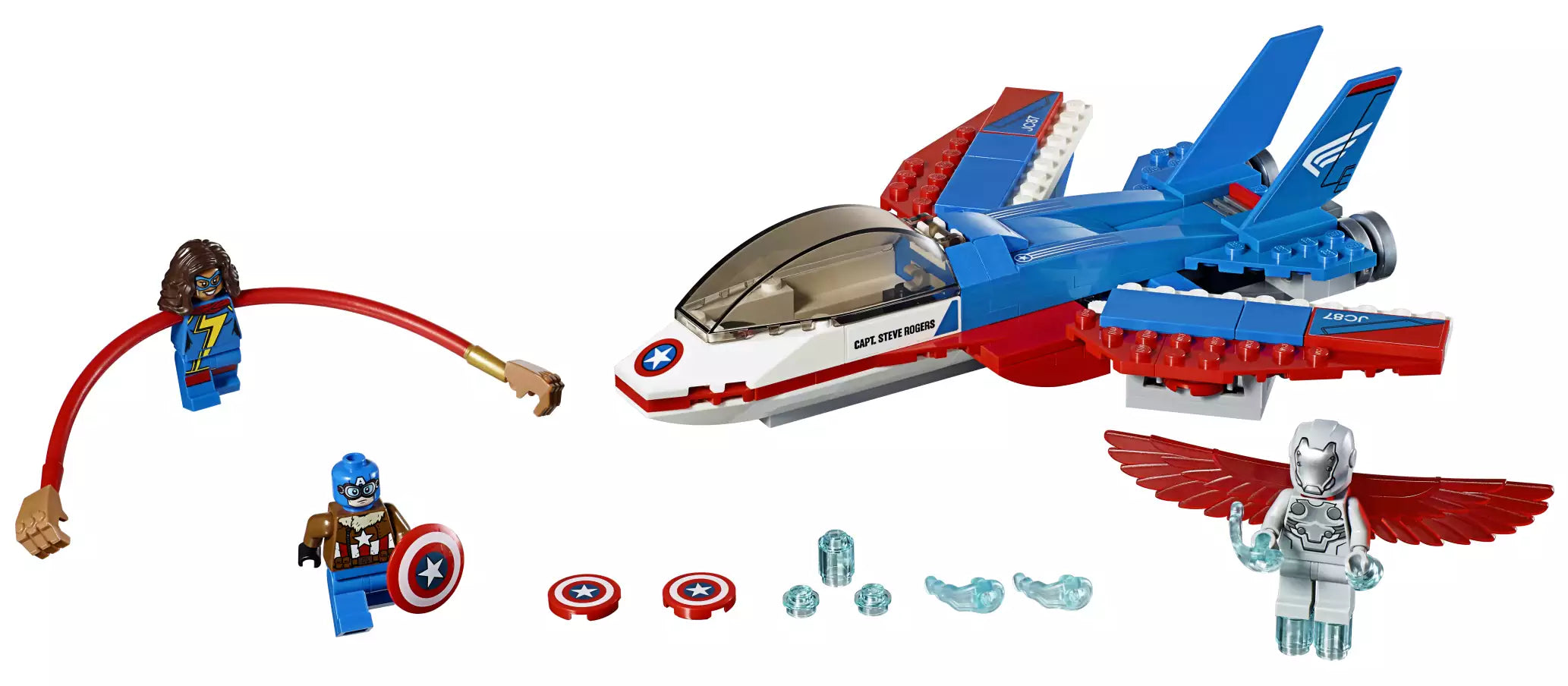 LEGO Super Heroes 76076 Düsenjet, Inhalt