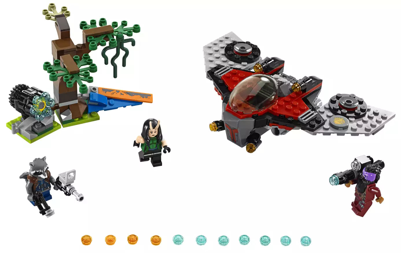 LEGO Super Heroes 76079 Ravager-Attacke, Inhalt