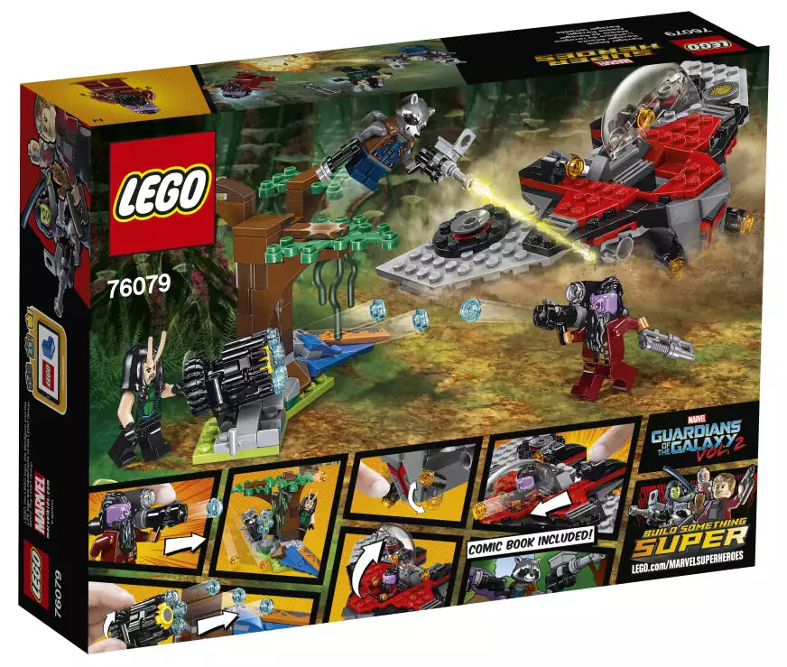 LEGO Super Heroes 76079 Ravager-Attacke, Box Rückansicht