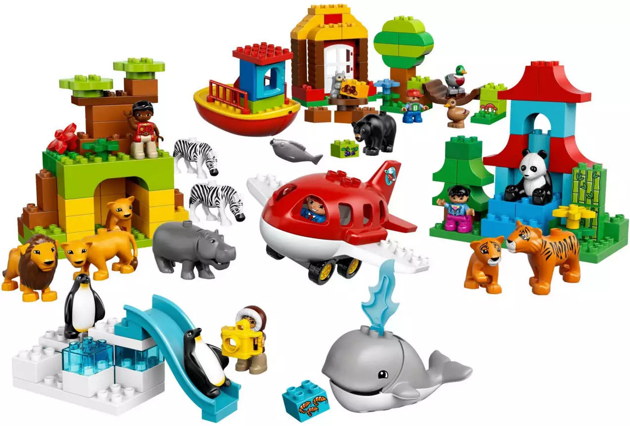 LEGO DUPLO 10805 Einmal um die Welt, Inhalt