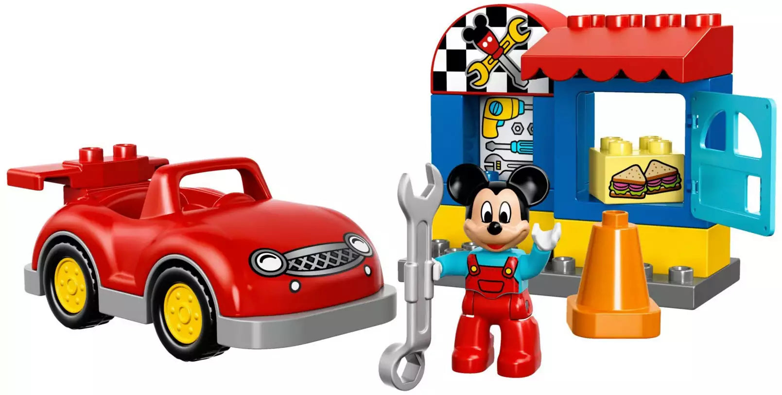 LEGO DUPLO 10829 Mickys Werkstatt, Inhalt