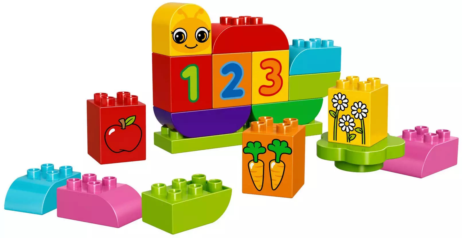 LEGO DUPLO 10831 Meine erste Zahlenraupe, Inhalt