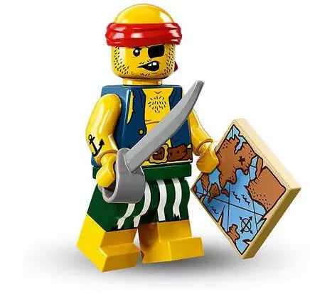 LEGO Minifiguren Serie 16 71013-09 Piratenstrolch