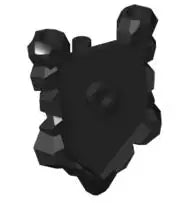LEGO Waffen 22409 Schildgrundplatte Nr. 3, schwarz