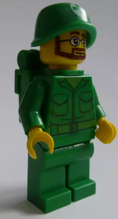 LEGO Militär MIL103-08-A Zwei Sanitäter und verwundeter Soldat