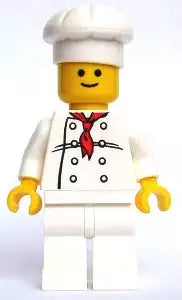 LEGO City Minifiguren TWN192 Chefkoch mit weißer Hose