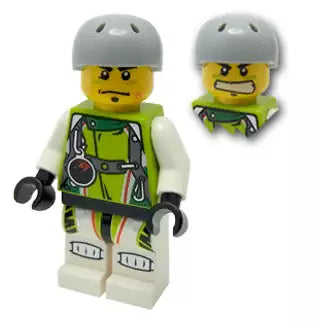 LEGO City Minifiguren WR004 Team X-treme Daredevil 1 (REX-treme)