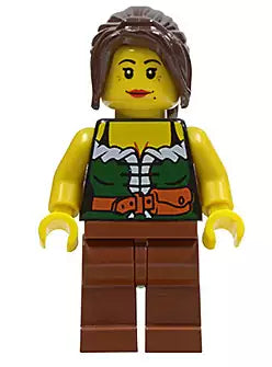LEGO City Minifiguren WW015 Goldgräberin