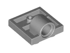 LEGO Sonderplatten 10247 Platte 2x2 mit Pin Loch, hellgrau