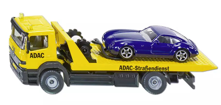 SIKU Super 1:55 2712 ADAC Abschleppwagen mit blauem Sportwagen