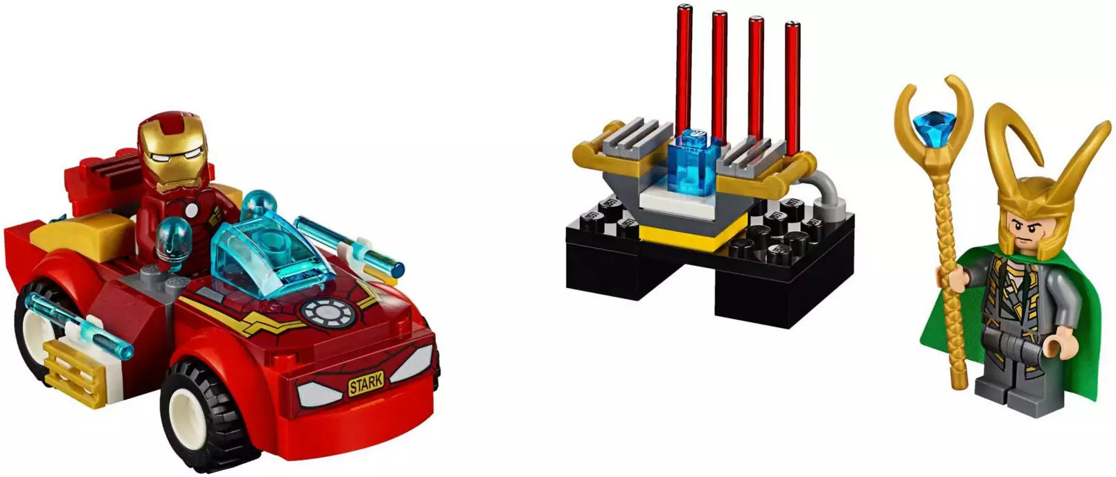 LEGO Juniors 10721 Iron Man gegen Loki, Inhalt