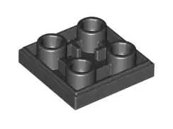 LEGO Fliesen 11203 Fliese invers 2x2, schwarz