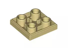 LEGO Fliesen 11203 Fliese invers 2x2, beige