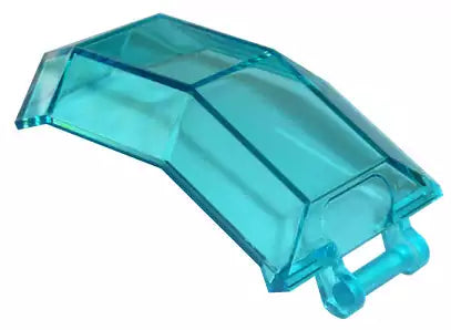 LEGO Cockpit 11289 Windschutzscheibe mit Griff 4x4x4 2/3, transparent-hellblau