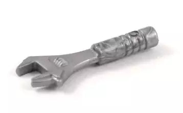 LEGO Minifiguren Zubehör 11402f Schraubenschlüssel, mattsilber