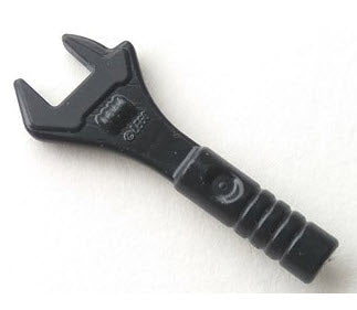 LEGO Minifiguren Zubehör 11402f Schraubenschlüssel, schwarz