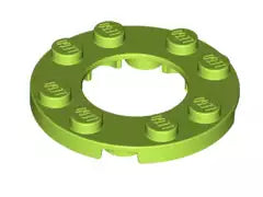 LEGO Platten 11833 Platte rund 4x4 mit Ausschnitt, lindgrün