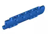 LEGO Technic 11954 Paneel gebogen mit 10 Pinlöchern (3x11), blau