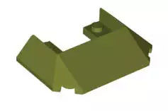 LEGO Schrägsteine 13269 Zugdach 6x4x1 (45°/33°), olivgrün