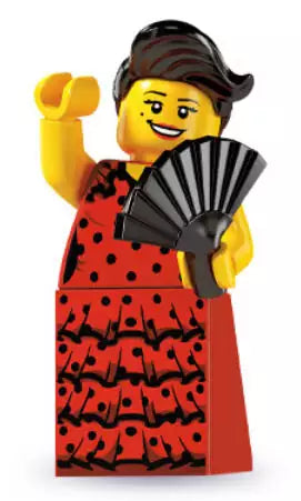 LEGO Minifiguren Serie 6 8827-01 Flamenco-Tänzerin