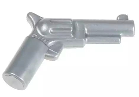 LEGO Waffen 13562 Revolver mit kurzem Lauf, mattsilber