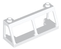 LEGO Cockpit 13760 Windschutzscheibe 2x6x2, weiß