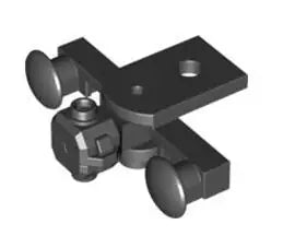 LEGO Eisenbahn 91968c01 Magnetkupplung, schwarz