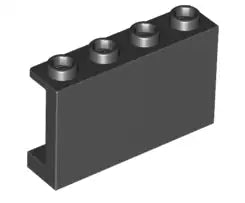 LEGO Wandelemente 14718 Paneel 1x4x2, schwarz