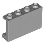LEGO Wandelemente 14718 Paneel 1x4x2, hellgrau