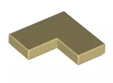 LEGO Fliesen 14719 Eckfliese 2x2, beige