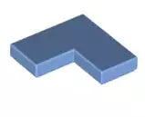 LEGO Fliesen 14719 Eckfliese 2x2, mittelblau