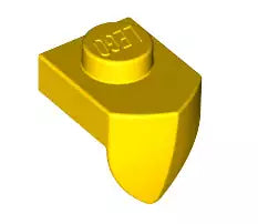 LEGO Sonderplatten 15070 Platte 1x1 mit vertikalem Zahn, gelb