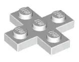LEGO Platten 15397 Kreuzplatte 3x3, weiß