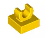 LEGO Fliesen 15712 Fliese 1x1 mit Clip, gelb