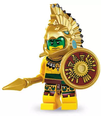 LEGO Minifiguren Serie 7 8831-01 Aztekenkrieger