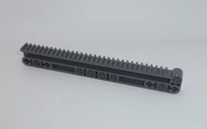 LEGO Technic 18942 Zahnstange (passend in 18940), dunkelgrau