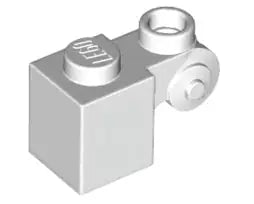 LEGO Sondersteine 20310 Stein 1x1 mit Schnörkel und offener Noppe, weiß