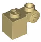 LEGO Sondersteine 20310 Stein 1x1 mit Schnörkel und offener Noppe, beige