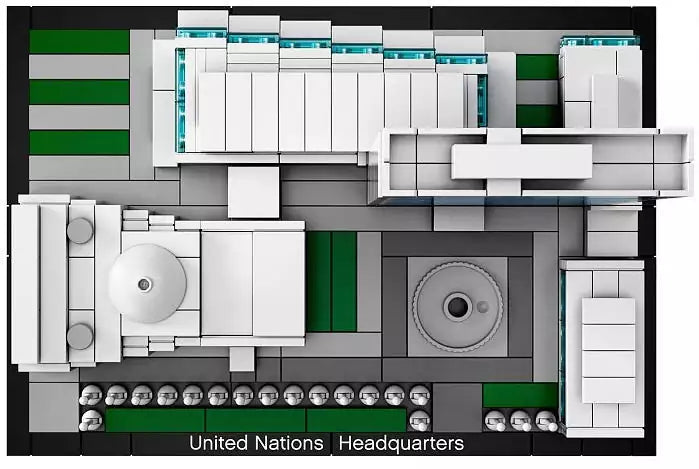 LEGO Architecture 21018 UN-Hauptquartier, Detail 3